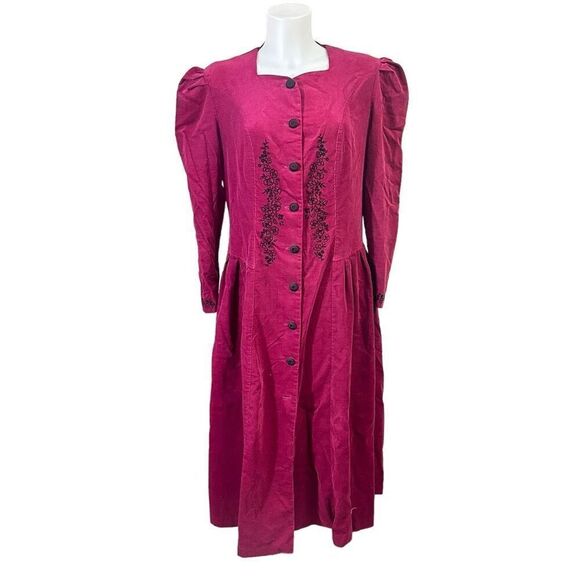 Jupe Midi Laura Ashley, Femme, UK 16, Marron, Laine, Coupe A-ligne